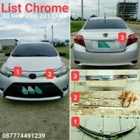List Bagasi Grill Chrome All New Vios 2013 2014 2015 2016 2017