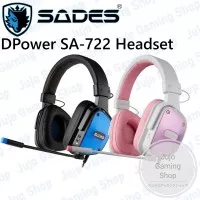 Sades Dpower SA-722 Gaming Headset Garansi Resmi SA722 / SA 722