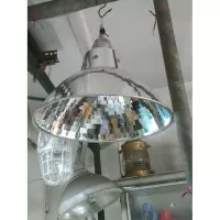 Kap Lampu Gantung Industri Kilap Diameter 30 cm + Fitting WD E27