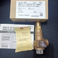 Safety relief valve YOSHITAKE type AL150L - 15A (1/2"inch - 10bar