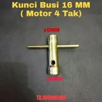 Kunci Busi 16MM / Kunci Busi Motor 4 Tak / Kunci Busi Honda