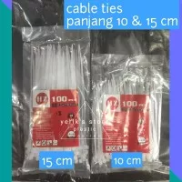 Cable Ties / Segel Makanan / Segel Kantong Uk. 10/15cm Isi 100 pcs/bks