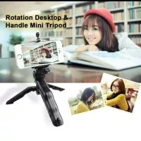 Universal Mini Tripod + Holder U Handle Stabilizer Folding Smartphone