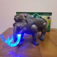 Mainan Gajah Mammoth Bisa Berjalan dan Suara - Mainan Robot Gajah