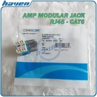 Modular jack RJ45 cat 6 AMP COMMSCOPE