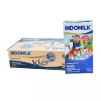 Susu UHT Indomilk Kids 115ml 1 carton (40pcs) / Rasa Vanila