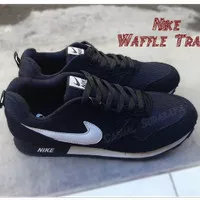 SEPATU NIKE MD RUNNER / HITAM PUTIH / NIKE WAFFLE TRAINER