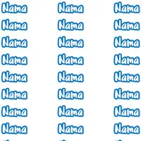 Sticker Nama Cutting Label Waterproof Tahan Air Text 16 (CT016)