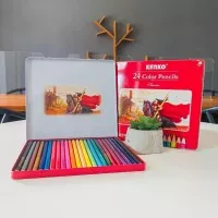 Pensil Warna KENKO,24 Color Pencils