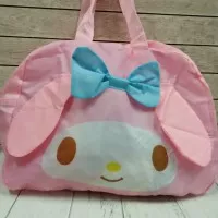 Tas lipat Hello Kitty Melody PREMIUM / tas travel extra bag serbaguna