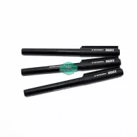 Pulpen Boxy 001P Hitam Bolpoin Ballpoint Boxy Permanent Ink Black