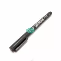 Pulpen Snowman OPF 12 Hitam Bolpoin Ballpoint Boxy Black Permanent