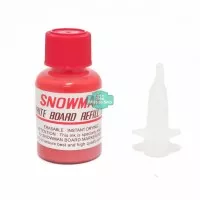 Tinta Spidol White Board Snowman WBI20 Merah Kecil 1 Buah
