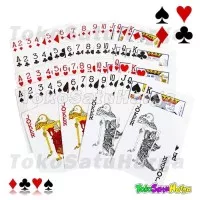 Mainan Kartu Remi 727 Merk Sultan 4 Joker Poker Wayang