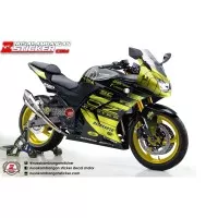 Decal Stiker Kawasaki Ninja 250 Karbu Oz Racing Kuning