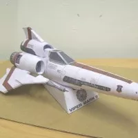 Battlestar Galactica Viper Mark II papercraft