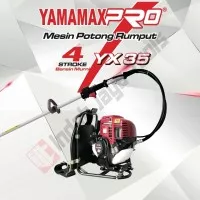 YAMAMAX PRO YX 35 Mesin Potong Rumput 4 Tak Brush Cutter Bensin Murni