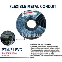 Flexibel Metal Conduit FLEXPV 3/4" PTN-21 PVC COATED PITHON FORT