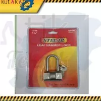 Gembok stelar panjang/Hammer lock long shackle 40mm