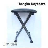 Bangku Keyboard / Kursi Keyboard Jok Tebal