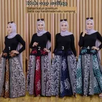 Rok cap Sogan Ima By SVJ Rok Sogan Batik Modern Klasik Rok Payung