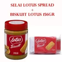 Paket - Selai Lotus Biscoff [380 gr] + Biskuit Lotus Biscoff [156 gr]