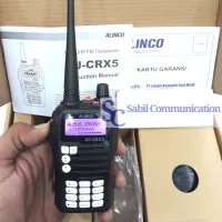 HT ALINCO DJ CRX5 DUALBAND - HT ALINCO DJ-CRX5 ORIGINAL RESMI MURAH