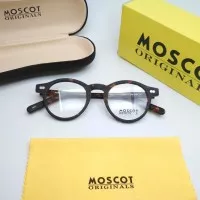 Kacamata Moscot Miltzen tortoise matte frame, paket lensa anti blueray