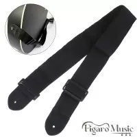 Strap / Tali Gitar - Hitam Polos - Guitar Strap