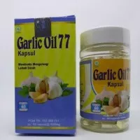 Garlic Oil 77 Isi 60 Kapsul Herbal Kolesterol BPOM