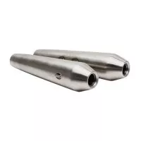 550-0770 Stainless Muffler Set for Royal Enfield 650 Twins