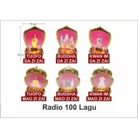 Radio berisi lagu / doa Buddha 100 lagu sembahyang