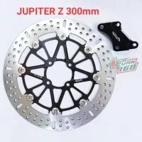 Disc Cakram KTC Racing Jupiter Z Hitam 300mm + Breket Kaliper PnP