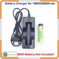 CHARGER BATERAI 1 SLOT KABEL untuk Baterai 18650 - CHARGER Batre VAPE