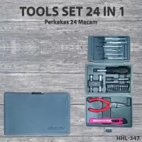 TOOLBOX SET Kotak Perkakas obeng set lengkap hand tools 24IN1