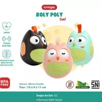 IQ Angel Roly Poly Owl Chime Rattle Baby Toys Mainan Bayi Edukatif