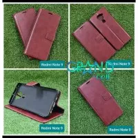 XIAOMI REDMI NOTE 9 FLIP WALLET LEATHER DOMPET CASE STANDING COVER