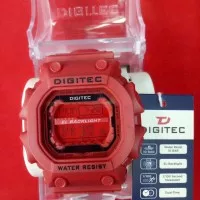 Jam Tangan Pria Digital Digitec Rubber DG-2012T Red