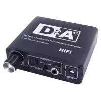 Digital to Analog Audio HIFI Amplifier Toslink to 3.5 mm AUX RCA R/L