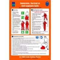 Immersion Survival Anti Exposure Suit Poster IMPA 331585 IMO safety