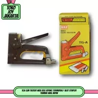 TGA Gun Tacker Max Asli Jepang Termurah/ alat Stapler tembak max Japan