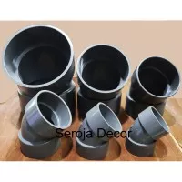 Rucika Elbow / Knee / L / Keni Polos 45 Fitting PVC D 3 " Inch
