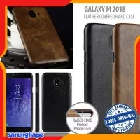 Samsung Galaxy J4 2018 - ORIGINAL Leather Covered Hard Case Casing