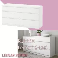 Lemari 6 Laci Panjang 140x40x72 cm / LemariKLLN Kabinet 6 Laci