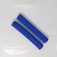 Hand grip sepeda fixie panjang - hand grip warna biru