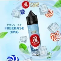 Liquid Vape KAZE WINTER FUYU POLO ICE Permen 3mg 60ml Freebase