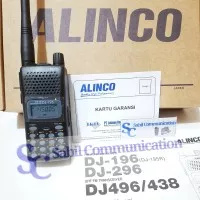 HT ALINCO DJ196 VHF ORI 136-174MHz - ALINCO DJ 196 VHF GARANSI RESMI