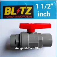 stop kran 1 1/2 inch blitz polos ballvalve pvc