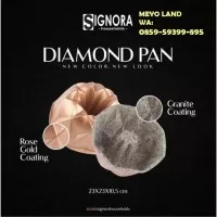SIGNORA LOYANG KUE - DIAMOND PAN PREMIUM BERWARNA ROSE GOLD COATING
