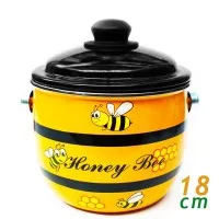 Maspion Periuk Honey Bee Pot 18 cm / panci periuk kesehatan enamel